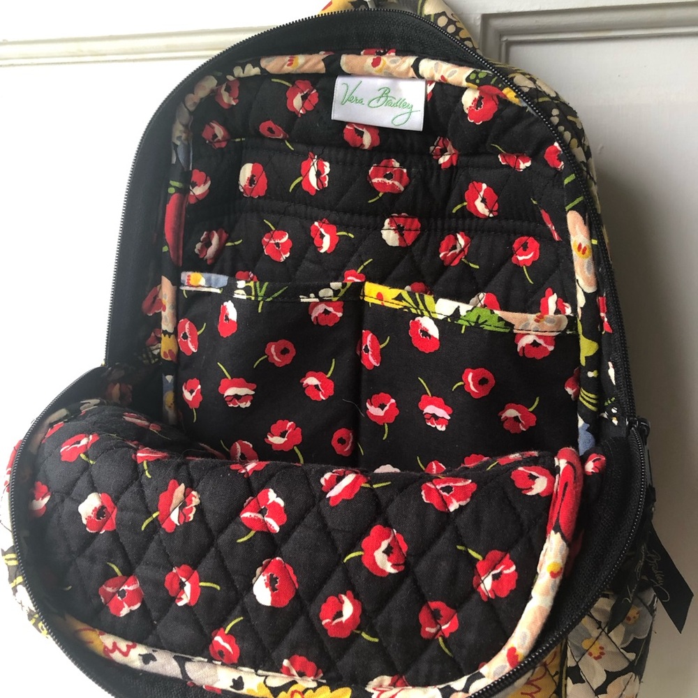 Vera Bradley // Poppy Fields Small Backpack - Picture 3 of 4